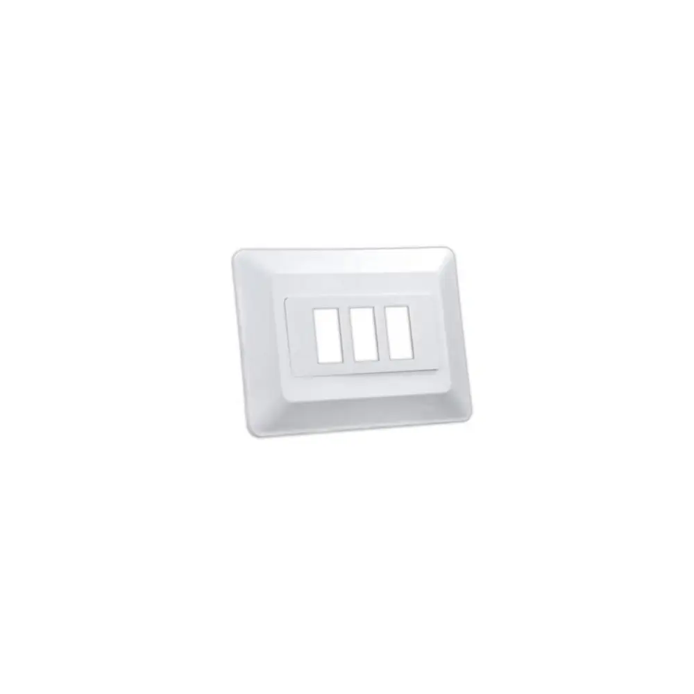 Triple Switch Opening Faceplate - White - JRP13625